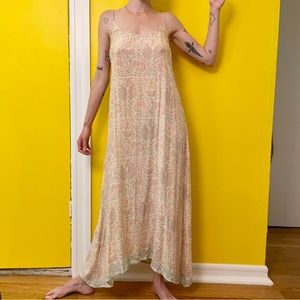100% Silk Breezy Maxi Dress
